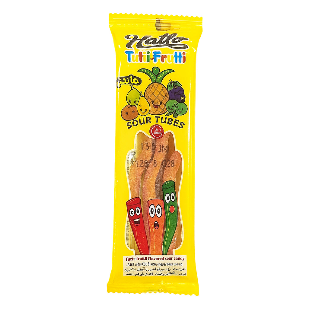 Hatlo Sour Tubes Tutti Frutti