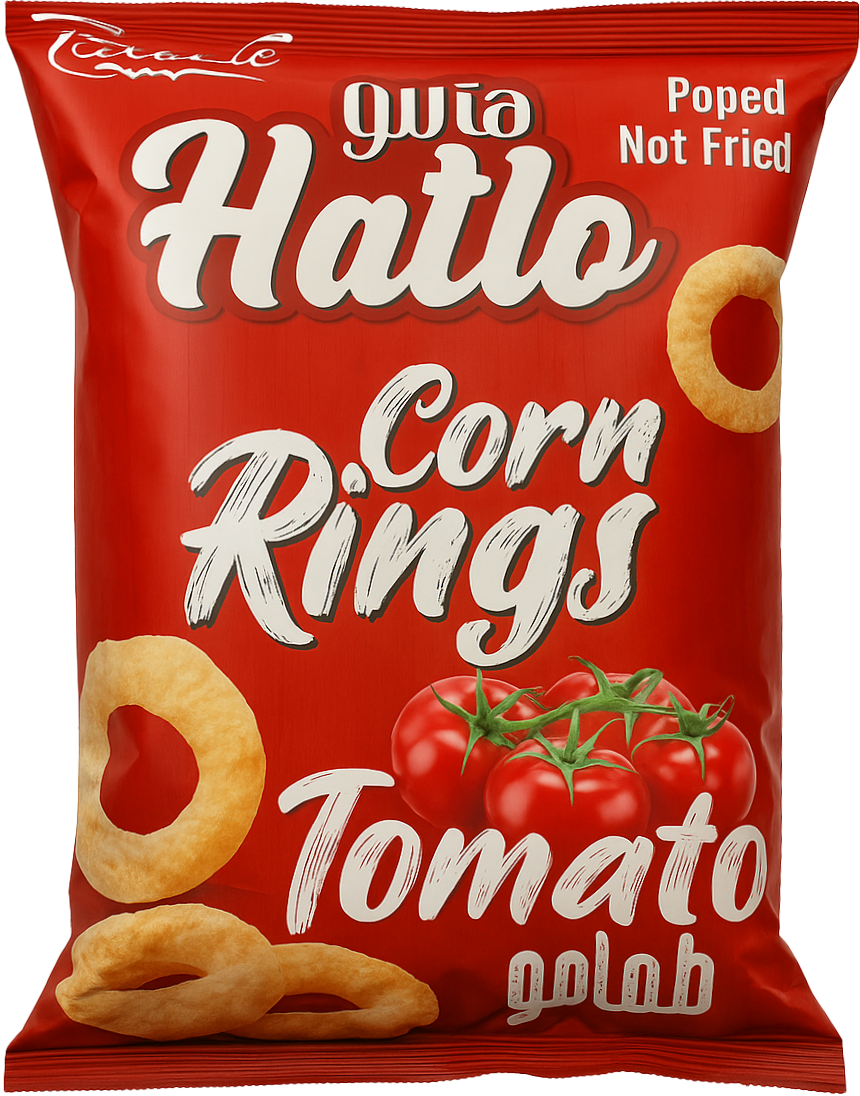 Hatlo Corn Rings Tomato 60g
