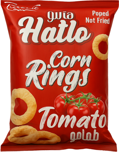 Hatlo Corn Rings Tomato 60g