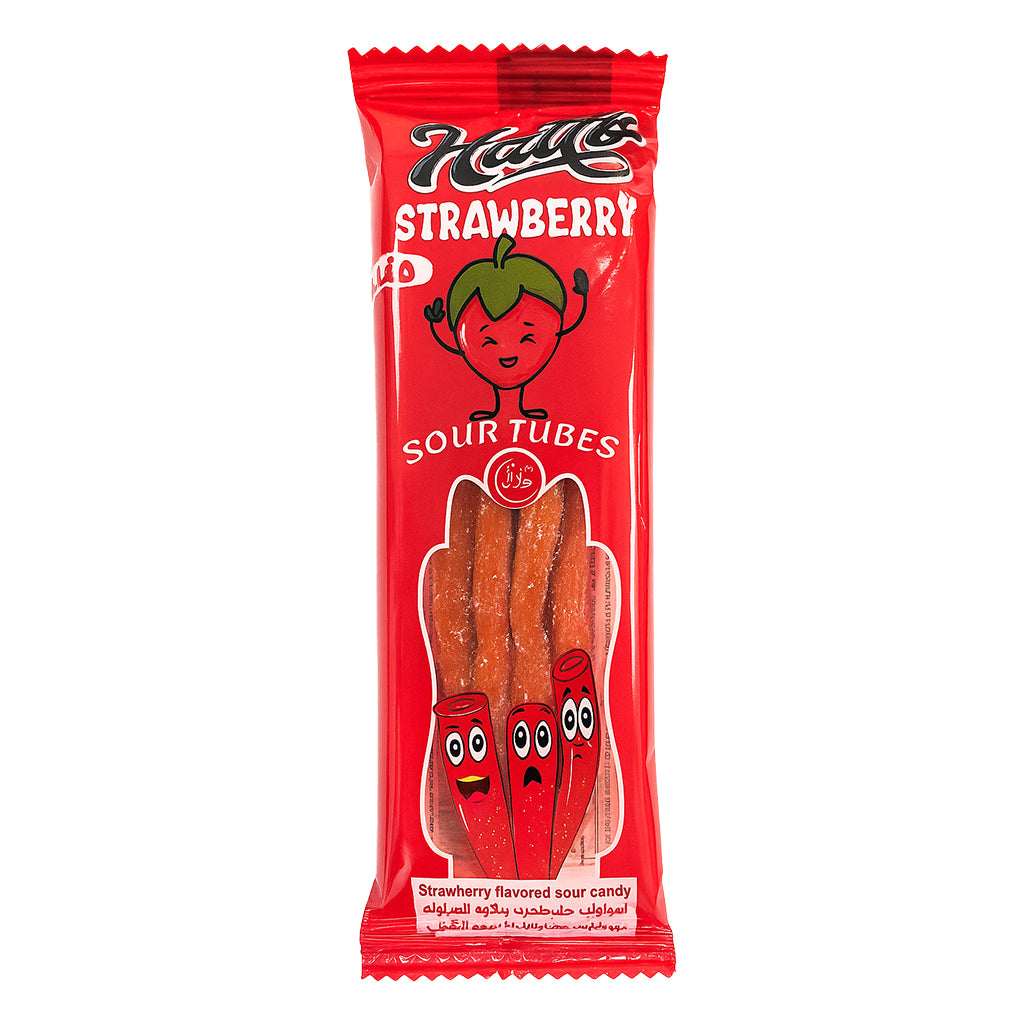 Hatlo Sour Tubes Strawberry