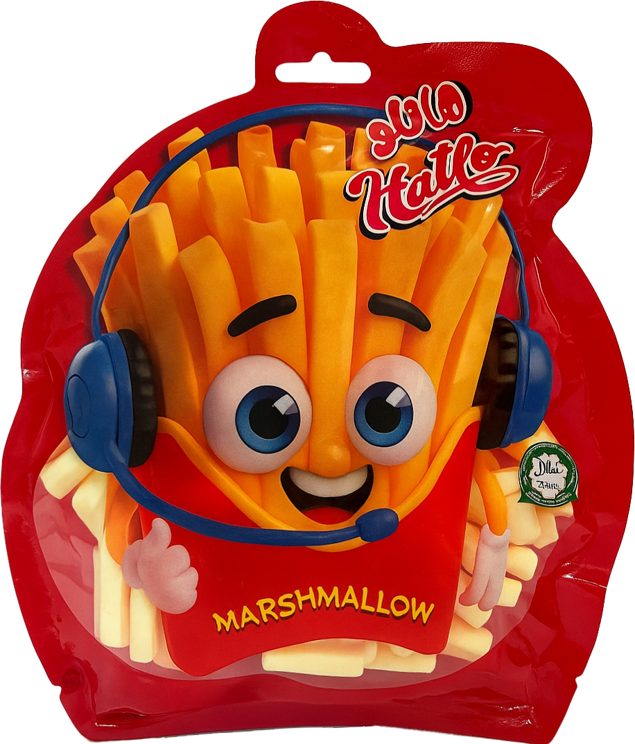 Hatlo Marshmallow Potato Shape 60g x 24 Bags