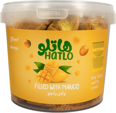 Hatlo Waffle Cone Mango 1kg
