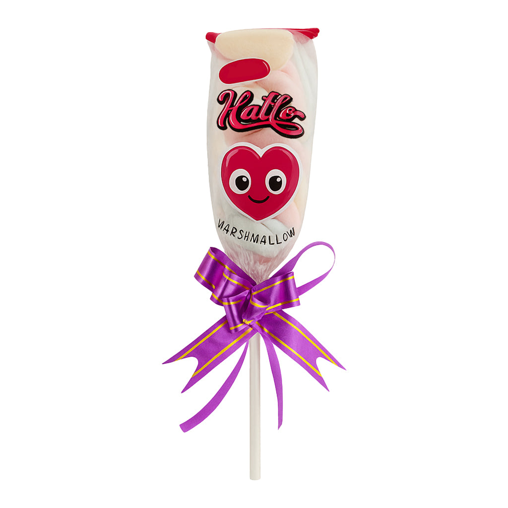 Hatlo Marshmallow Small Lollipop (6 Boxes x 24 Pieces)