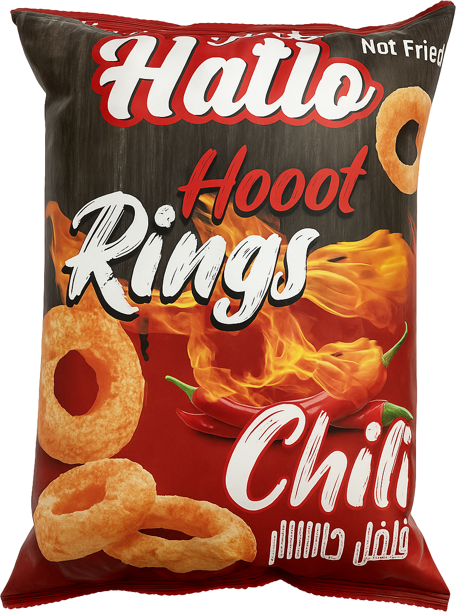 Hatlo Hot Rings Chili Pepper 60g